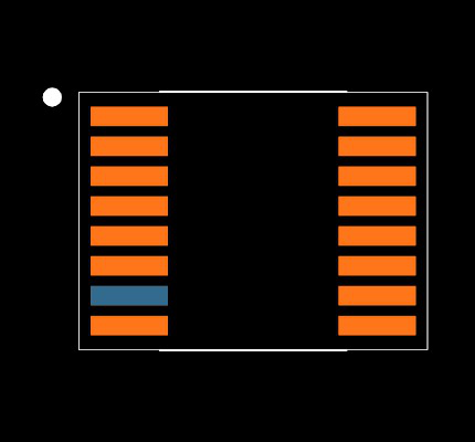 MAX4053AEEE+T Footprint