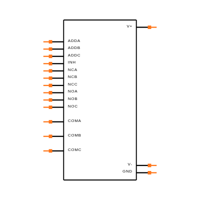 MAX4053EEE+T Symbol
