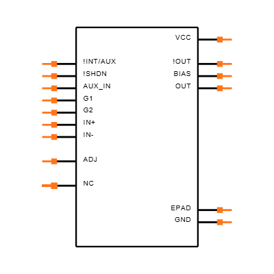 MAX4063ETE+T Symbol