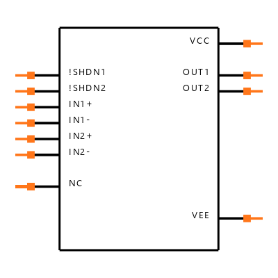 MAX4168ESD+ Symbol