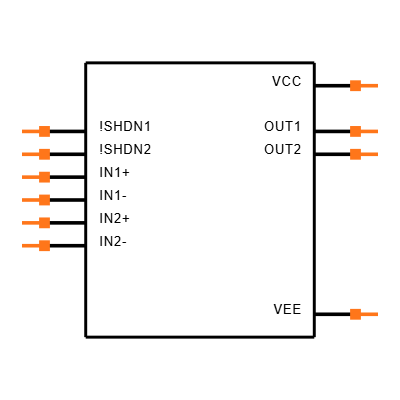 MAX4168EUB+ Symbol