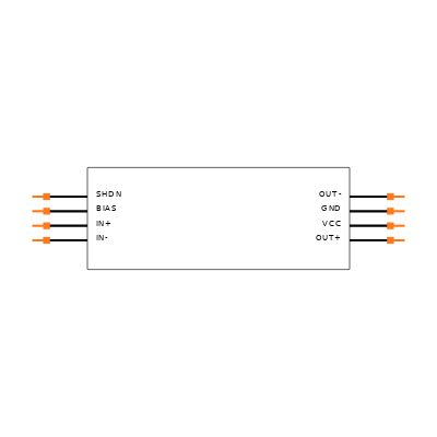 MAX4364ESA+T Symbol