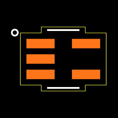 MAX4400AXK+T Footprint