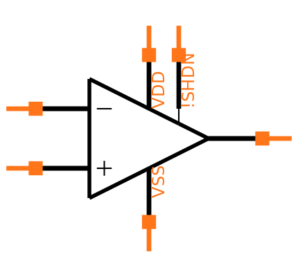 MAX44280AXT+T Symbol