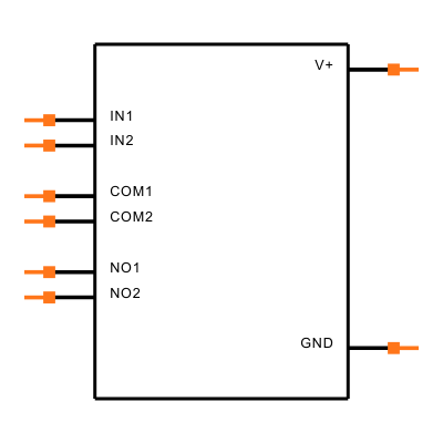 MAX4541CUA+T Symbol