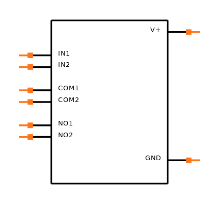 MAX4541EKA+T Symbol