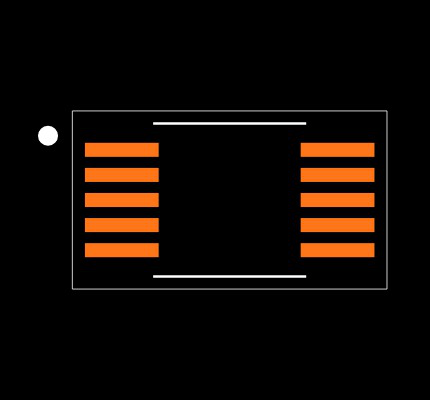MAX4635EUB+ Footprint
