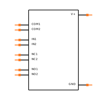 MAX4635EUB+ Symbol