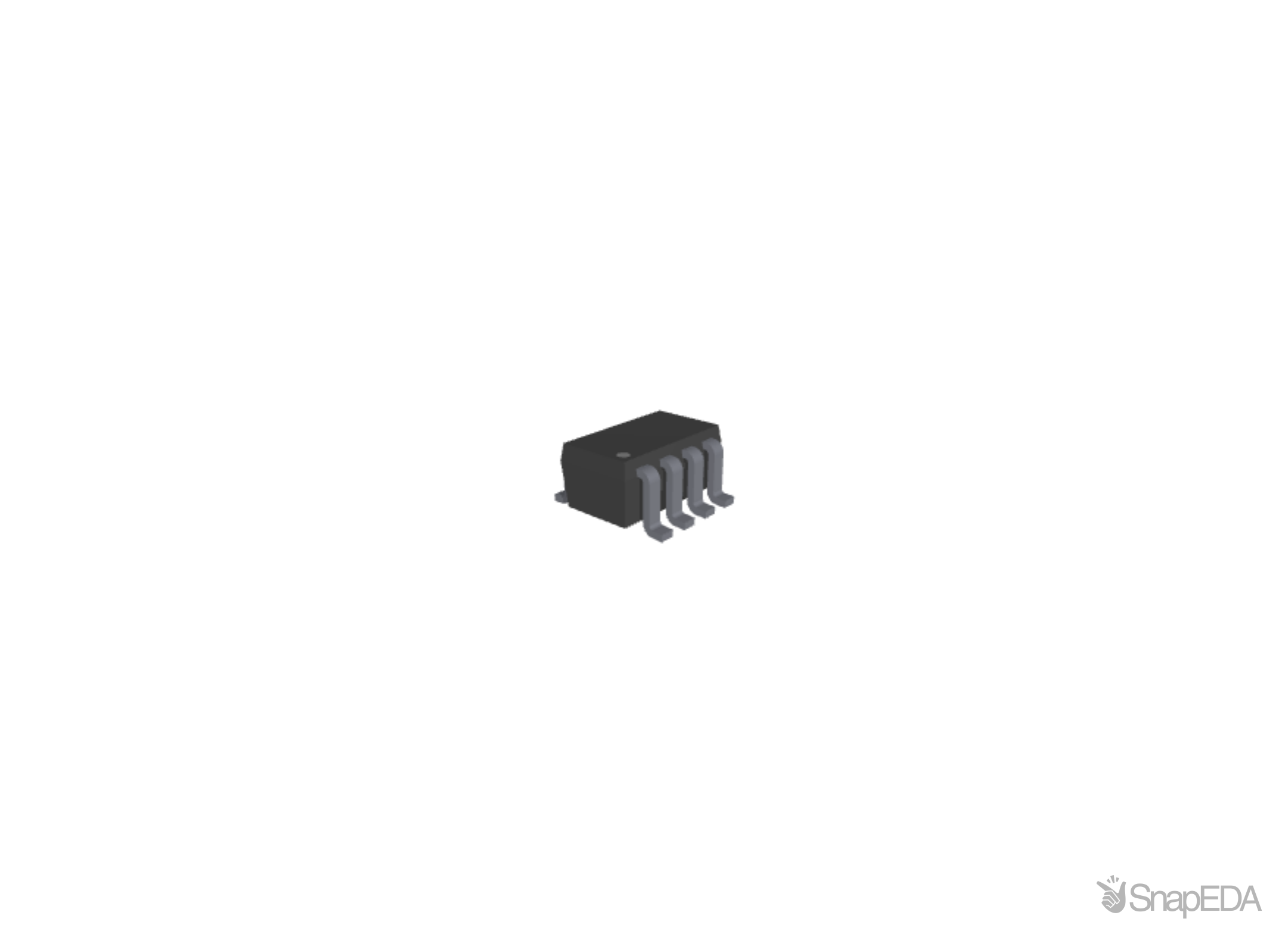 MAX4649EKA+T 3D Model