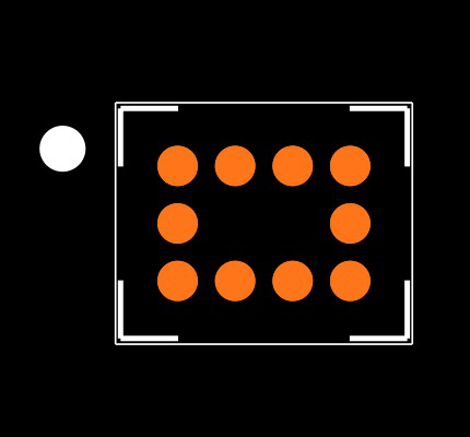 MAX4684EBC+T Footprint