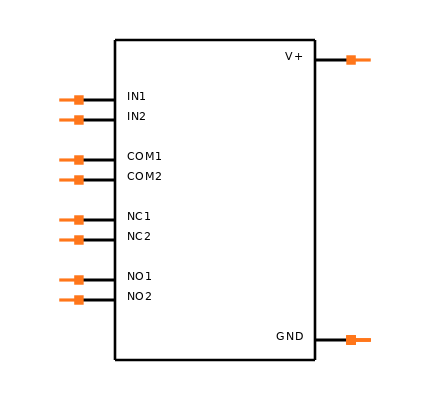 MAX4717EUB+T Symbol