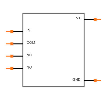 MAX4729EXT+T Symbol