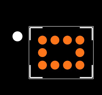 MAX4762EBC+T Footprint