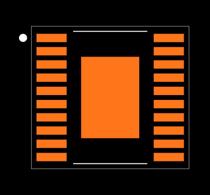 MAX4821EUP+T Footprint