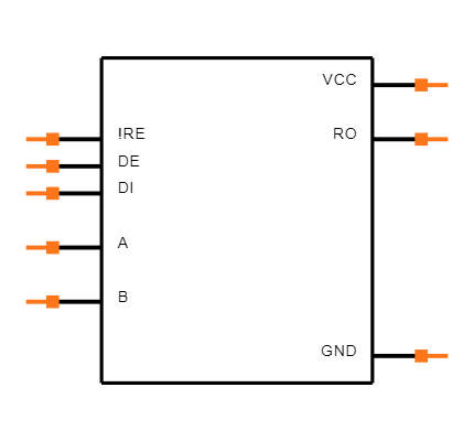 MAX487ECSA+ Symbol