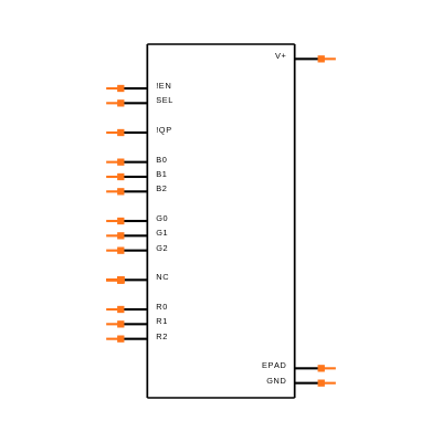 MAX4887ETE+ Symbol