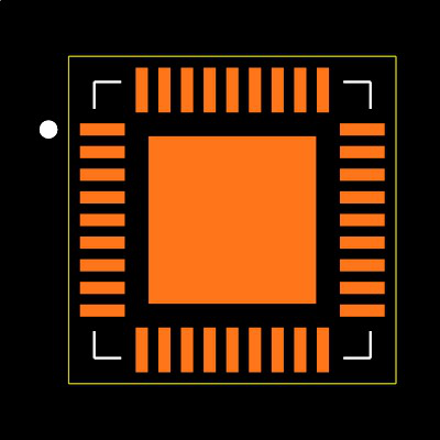 MAX4892ETX+ Footprint