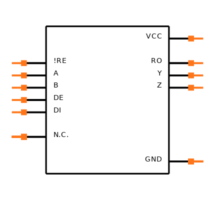 MAX489ECSD+ Symbol