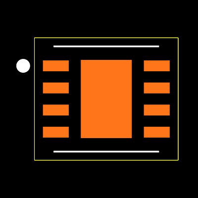MAX4901ETA+T Footprint