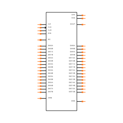 MAX4968ECM+ Symbol