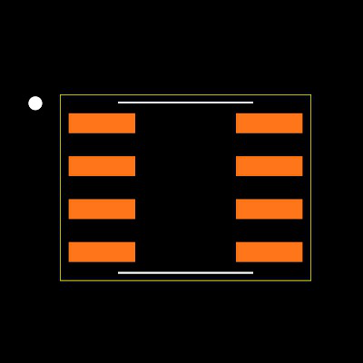 MAX5020ESA+ Footprint