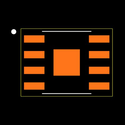 MAX5024TASA+ Footprint