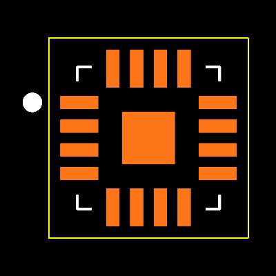 MAX5138BGTE+T Footprint