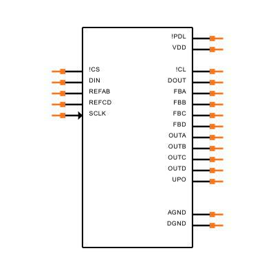 MAX5250BCAP+T Symbol