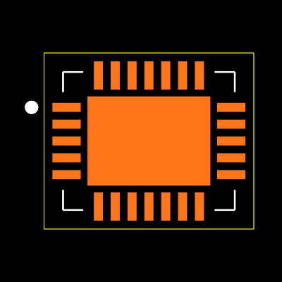 MAX5316GTG+ Footprint
