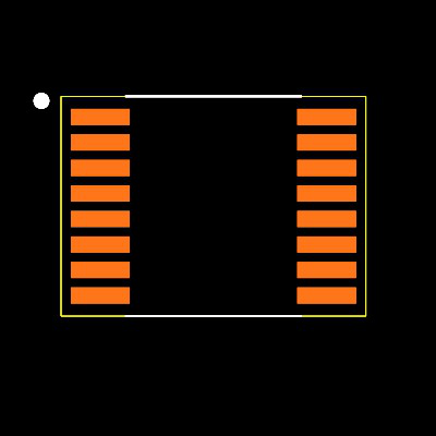 MAX5392LAUE+ Footprint