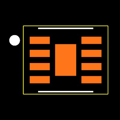 MAX5394MATA+T Footprint