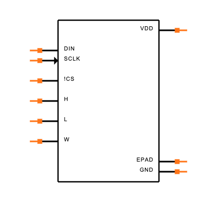 MAX5424ETA+ Symbol