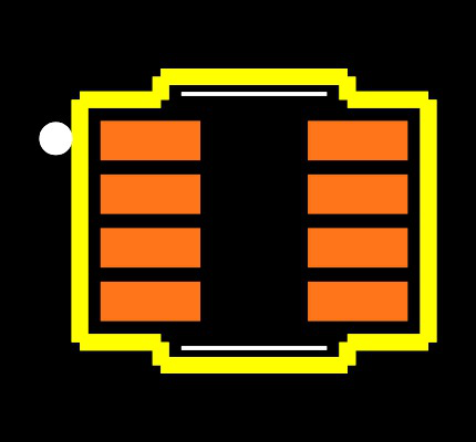 MAX5430CEKA+T Footprint