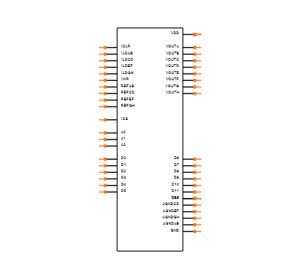 MAX547BCMH+D Symbol