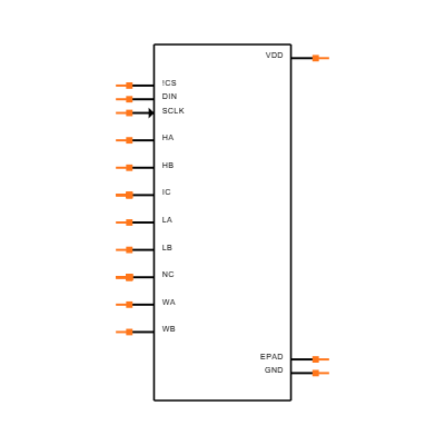 MAX5487ETE+T Symbol