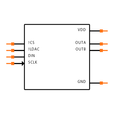 MAX550ACPA+ Symbol