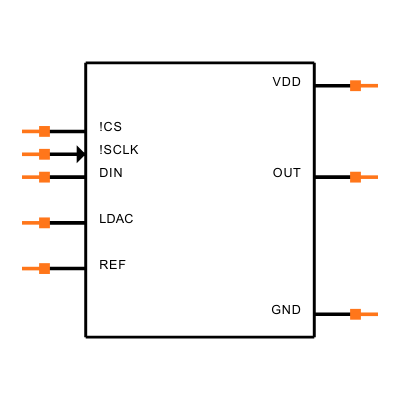 MAX550AEUA+ Symbol