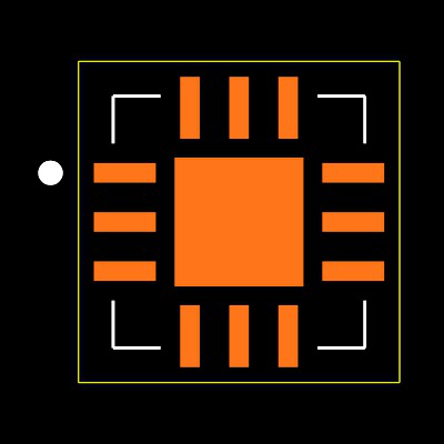 MAX5535ETC+T Footprint