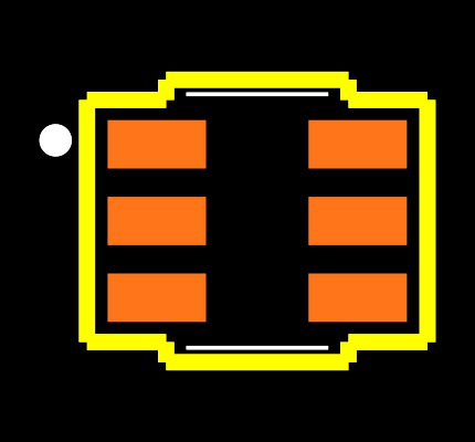 MAX5712AUT+T Footprint