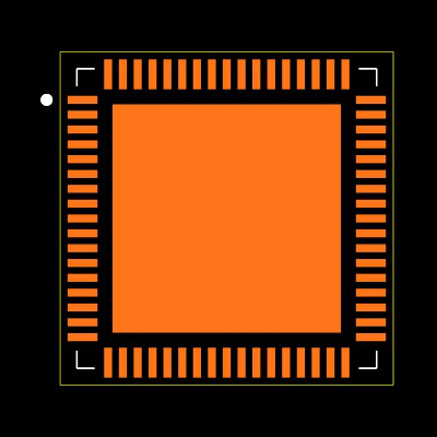 MAX5774UTK+ Footprint