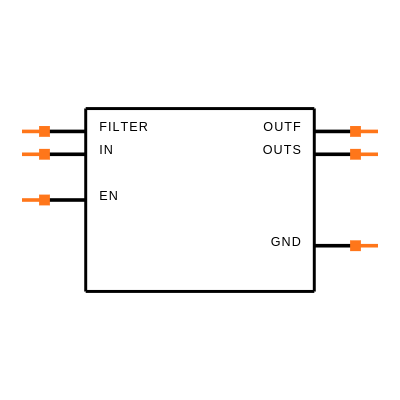 MAX6070BAUT50+T Symbol