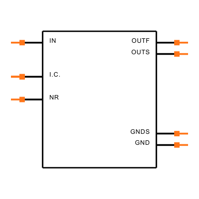 MAX6126AASA50+T Symbol