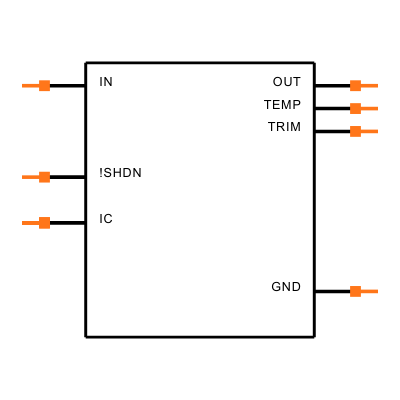 MAX6143AASA10+T Symbol