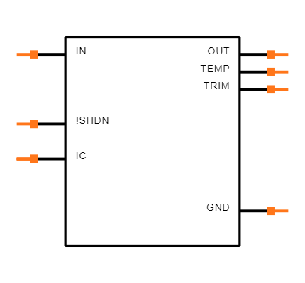 MAX6143BASA50+ Symbol