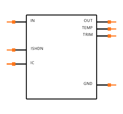 MAX6143BASA50+T Symbol