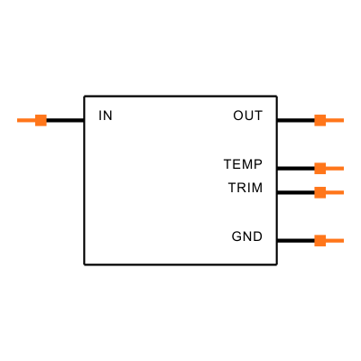MAX6174AASA+T Symbol