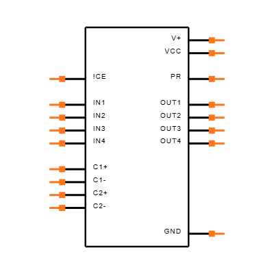 MAX620CWN+ Symbol