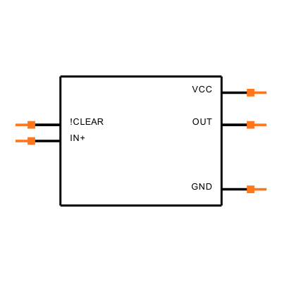 MAX6501UKP105+T Symbol