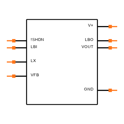 MAX653ESA+ Symbol