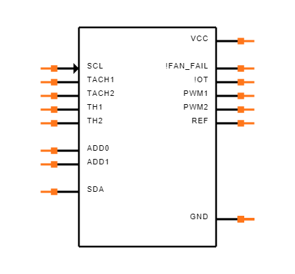MAX6615AEE+T Symbol